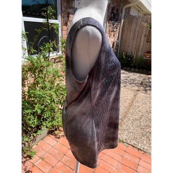 Chico's Metallic Animal Print Blouse - Picture 4 of 6